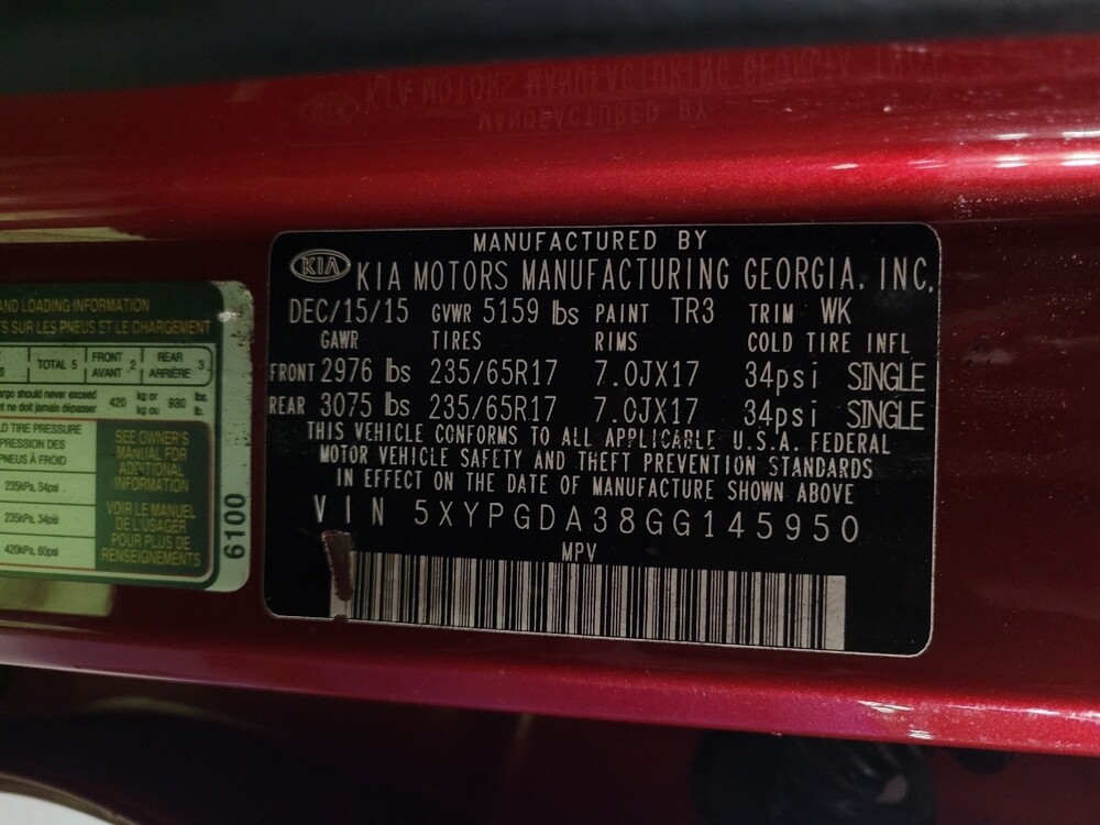 2016 Kia Sorento in Bradenton, FL 34207 - 18075701 33