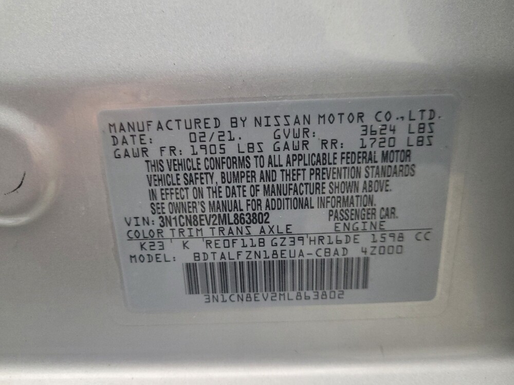 2021 Nissan Versa in Grand Rapids, MI 49508 - 18075800 33