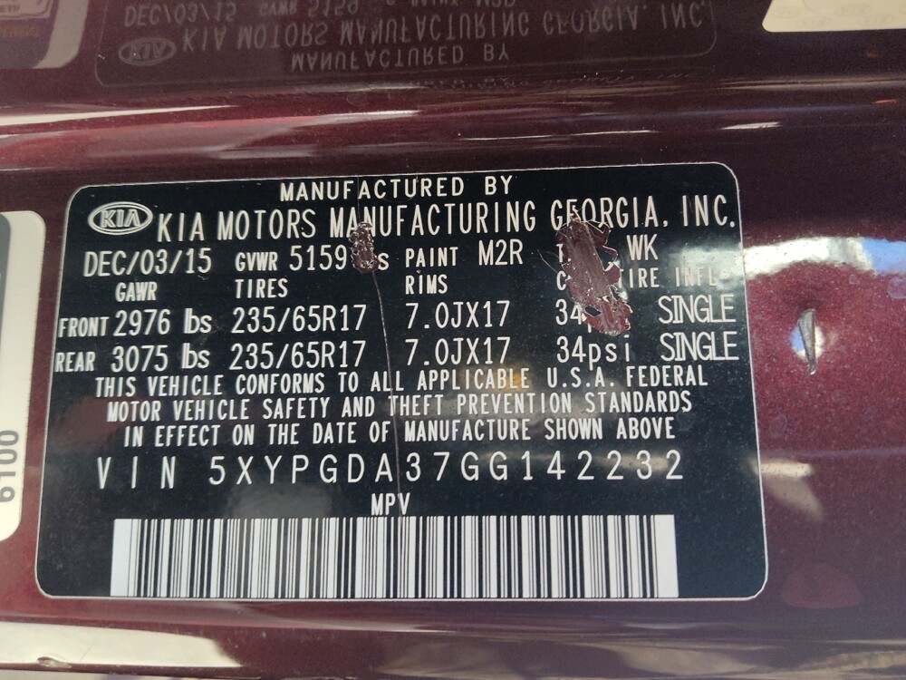 2016 Kia Sorento in Conyers, GA 30094 - 18075869 33