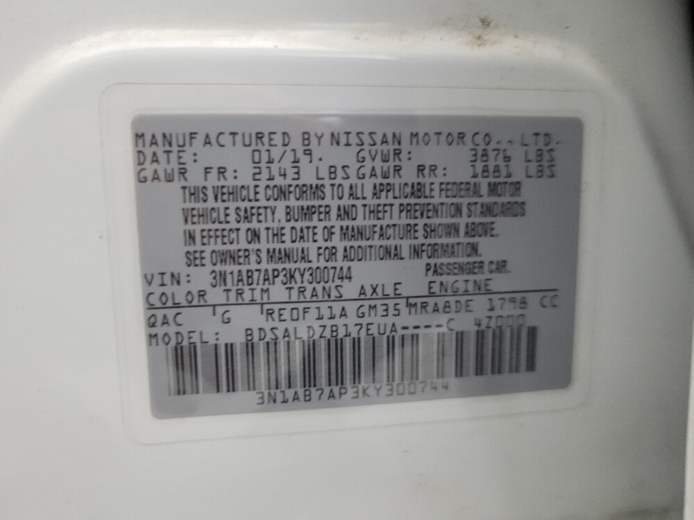 2019 Nissan Sentra in Chesapeake, VA 23320 - 18076008 33