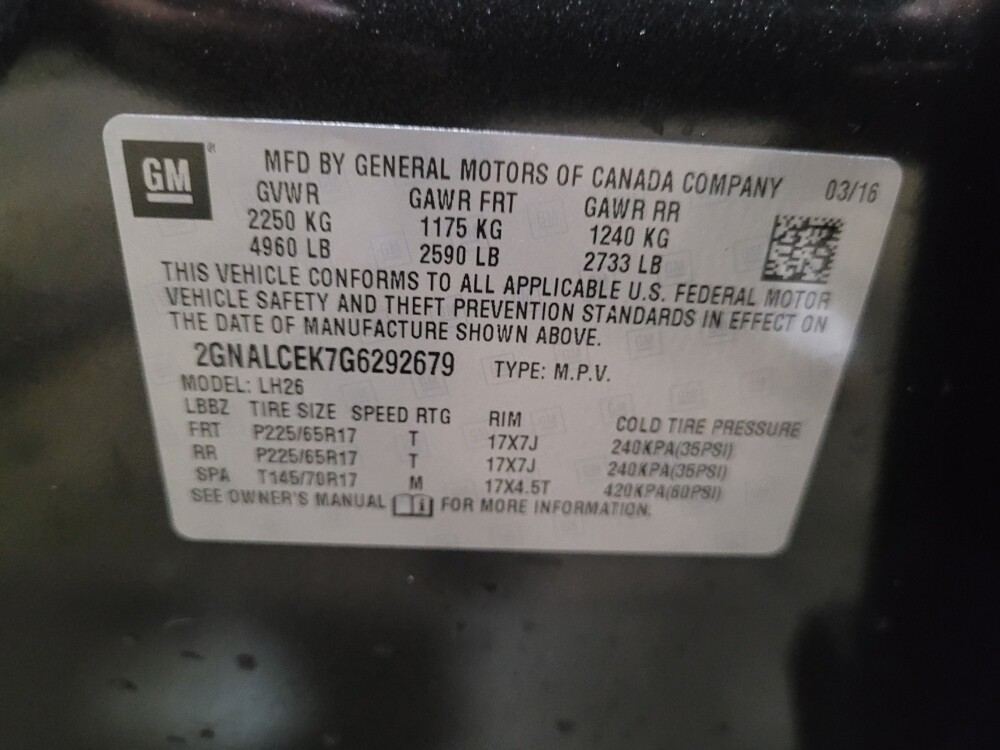 2016 Chevrolet Equinox in Langhorne, PA 19047 - 18076011 33