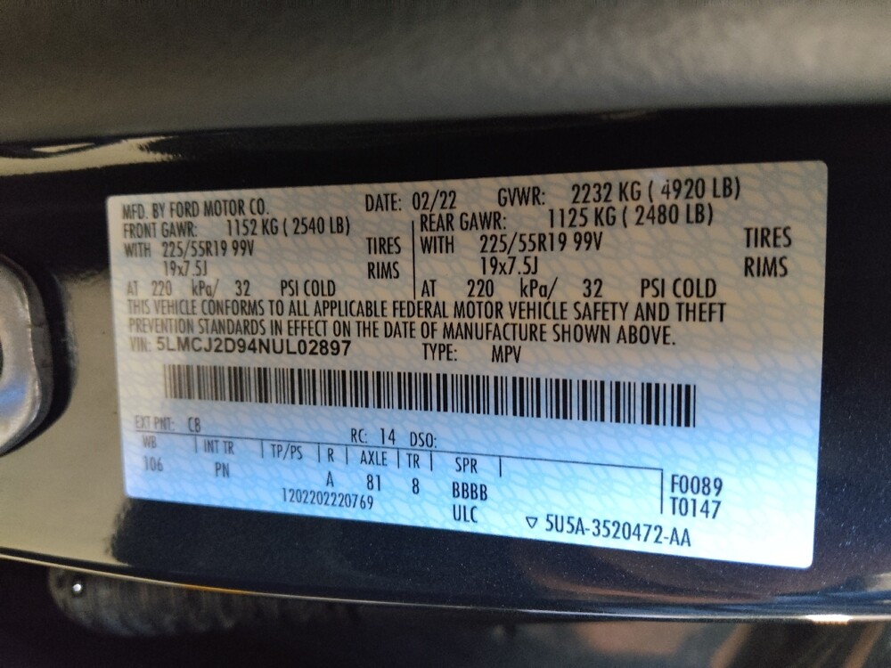 2022 Lincoln Corsair in Stone Mountain, GA 30083 - 18076243 33