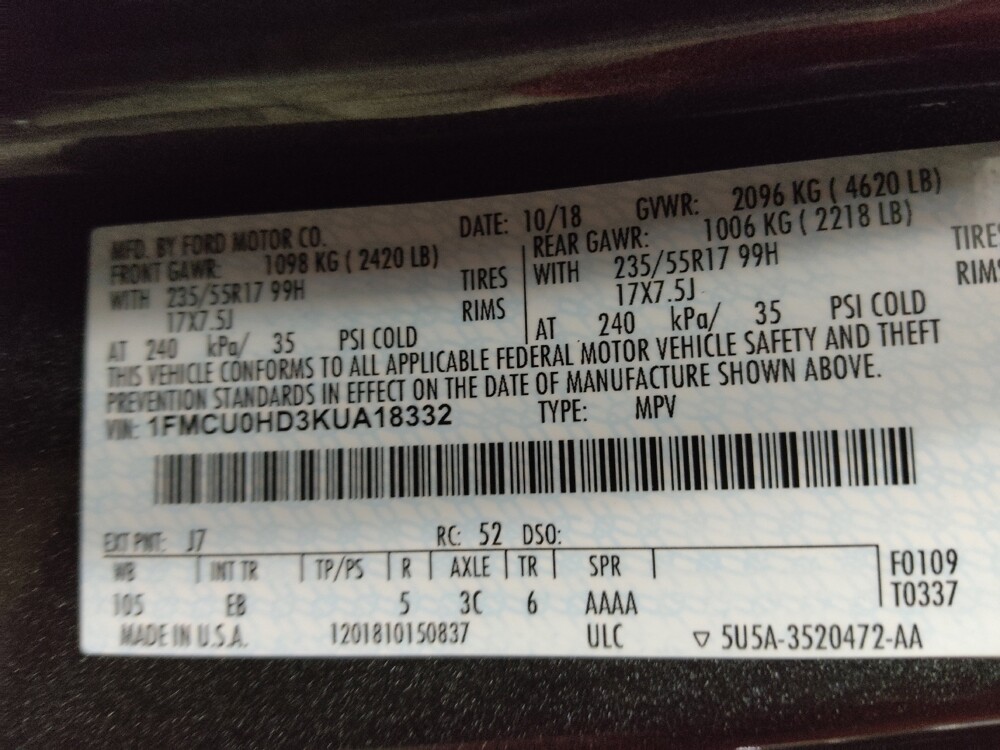 2019 Ford Escape in Lewisville, TX 75067 - 18076254 33