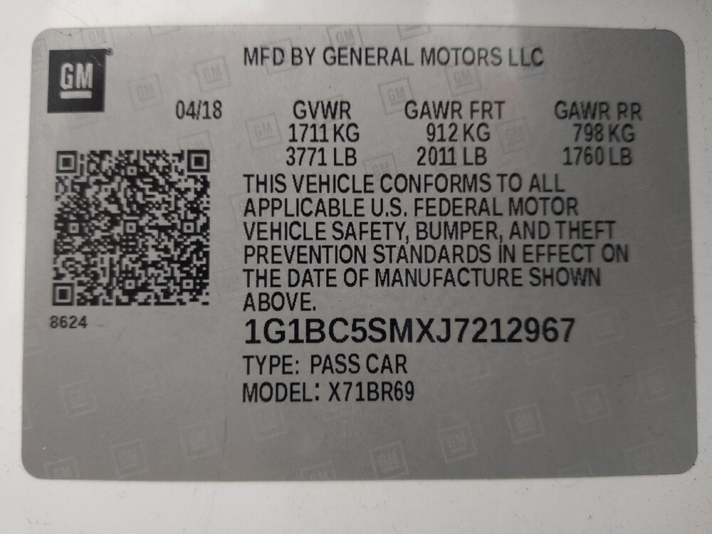 2018 Chevrolet Cruze in Lakewood, CO 80215 - 18076273 33