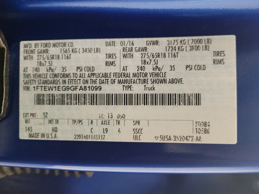 2016 Ford F150 in Eastpointe, MI 48021 - 18076301 33