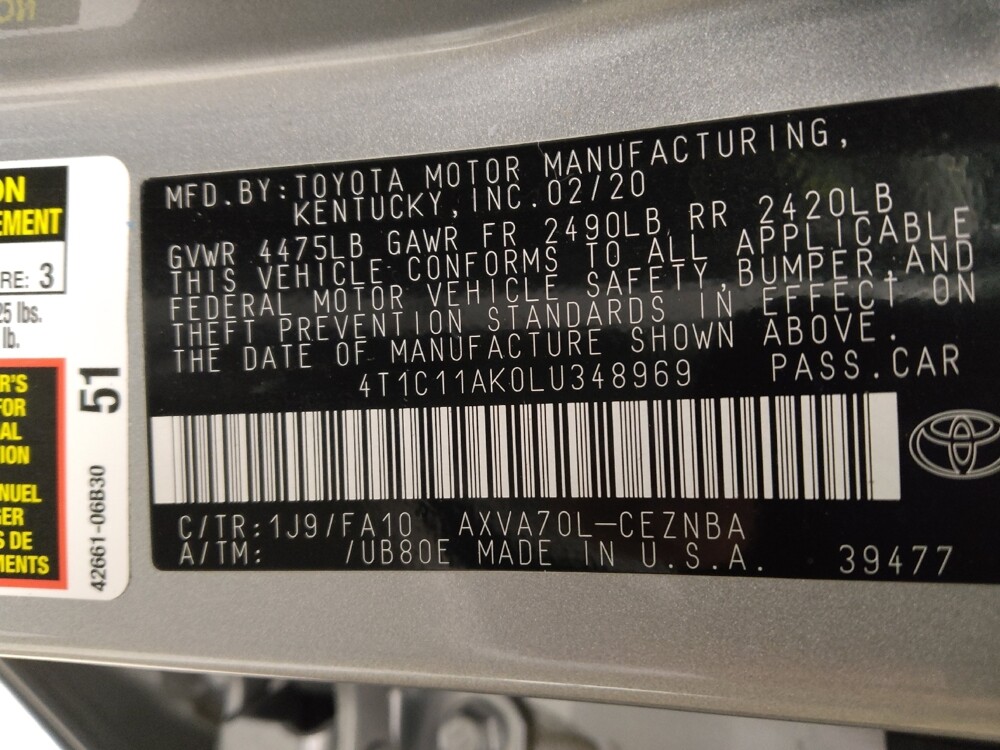 2020 Toyota Camry in Lakewood, CO 80215 - 18076318 33