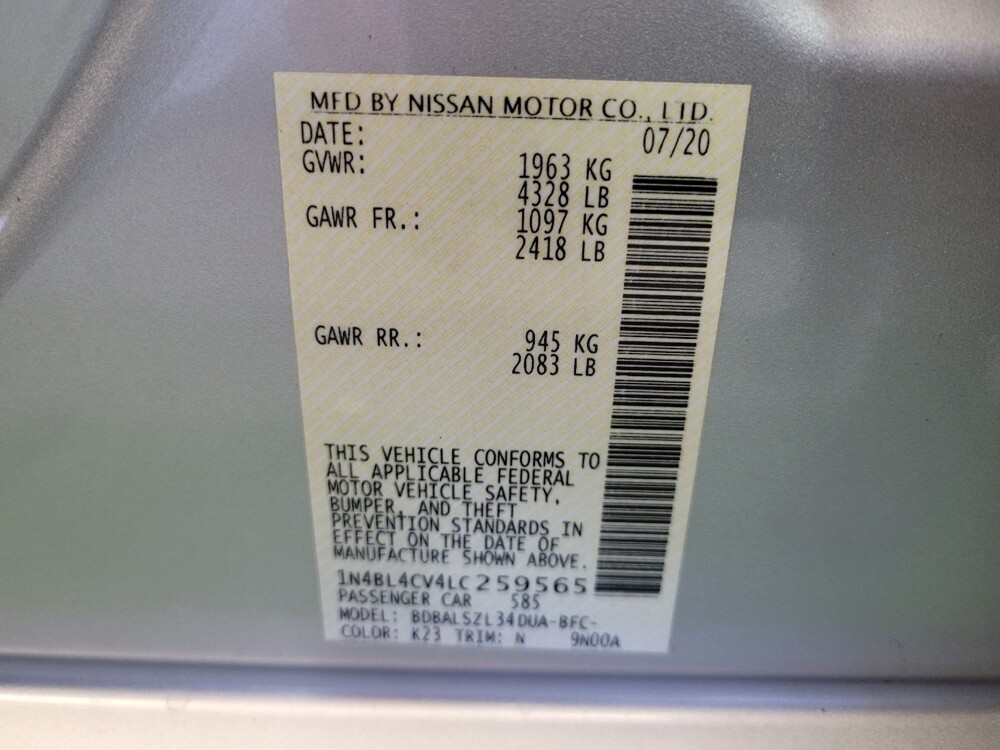 2020 Nissan Altima in Louisville, KY 40258 - 18076323 33