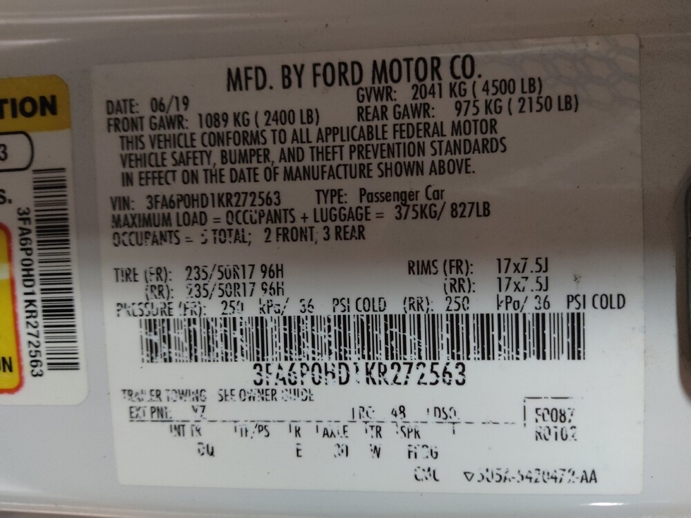 2019 Ford Fusion in Plano, TX 75074 - 18076339 33