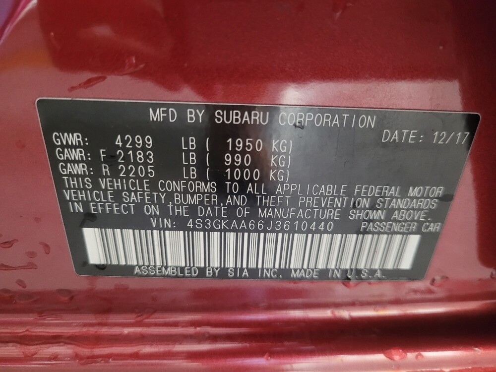 2018 Subaru Impreza in Conyers, GA 30094 - 18076347 33