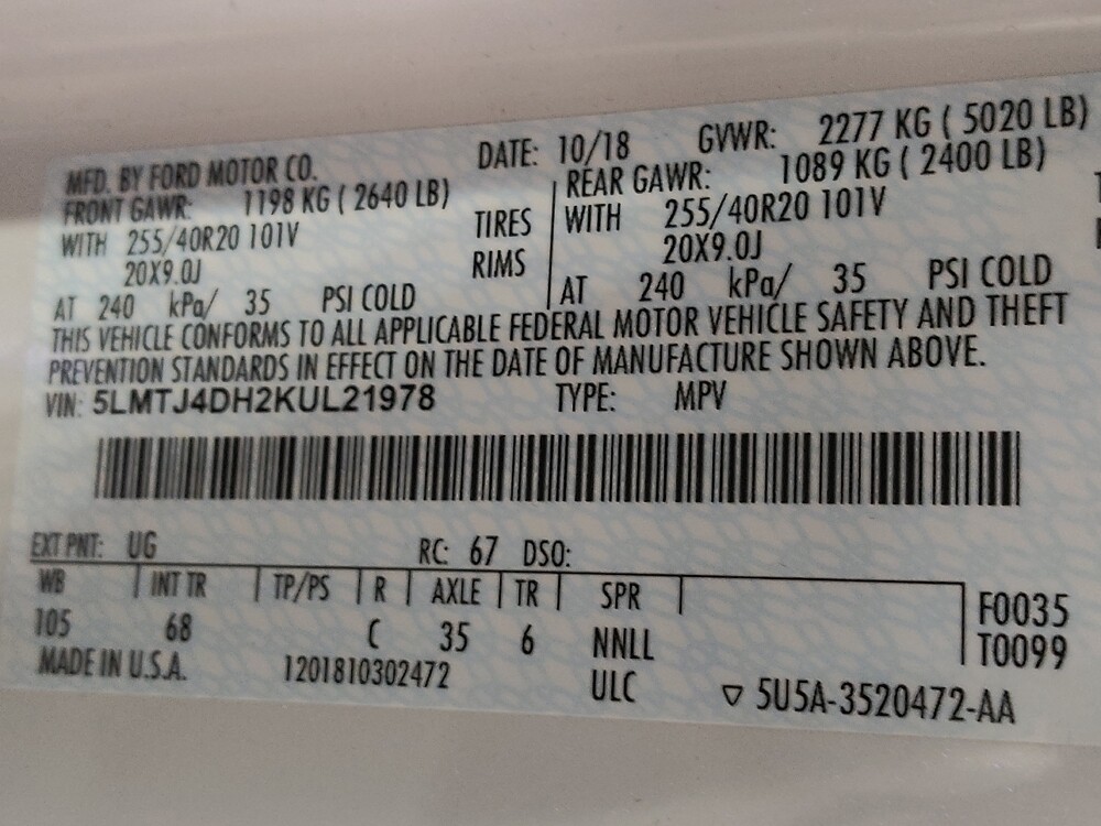 2019 Lincoln MKC in Tulsa, OK 74145 - 18076499 33