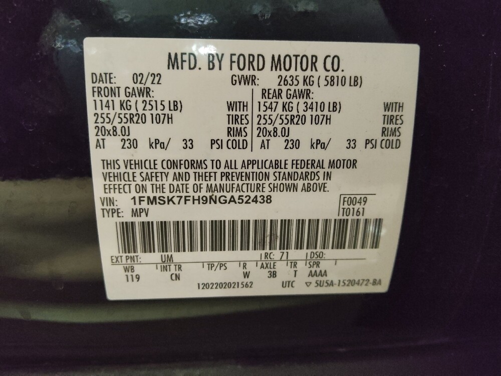 2022 Ford Explorer in Tyler, TX 75701 - 18076500 33