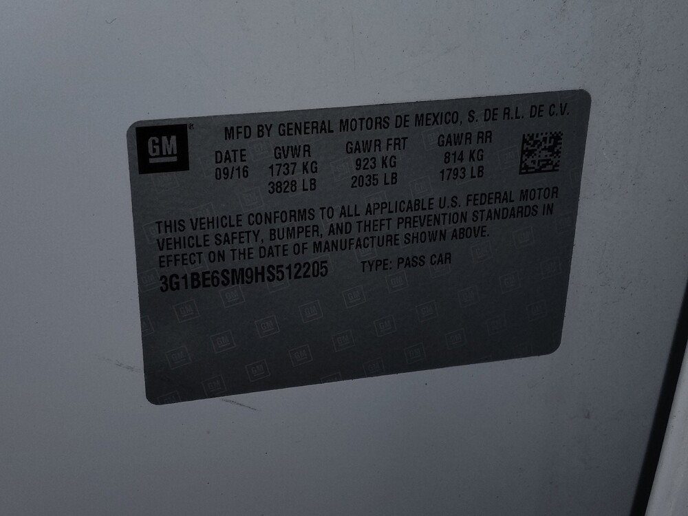 2017 Chevrolet Cruze in Savannah, GA 31419 - 18076540 33