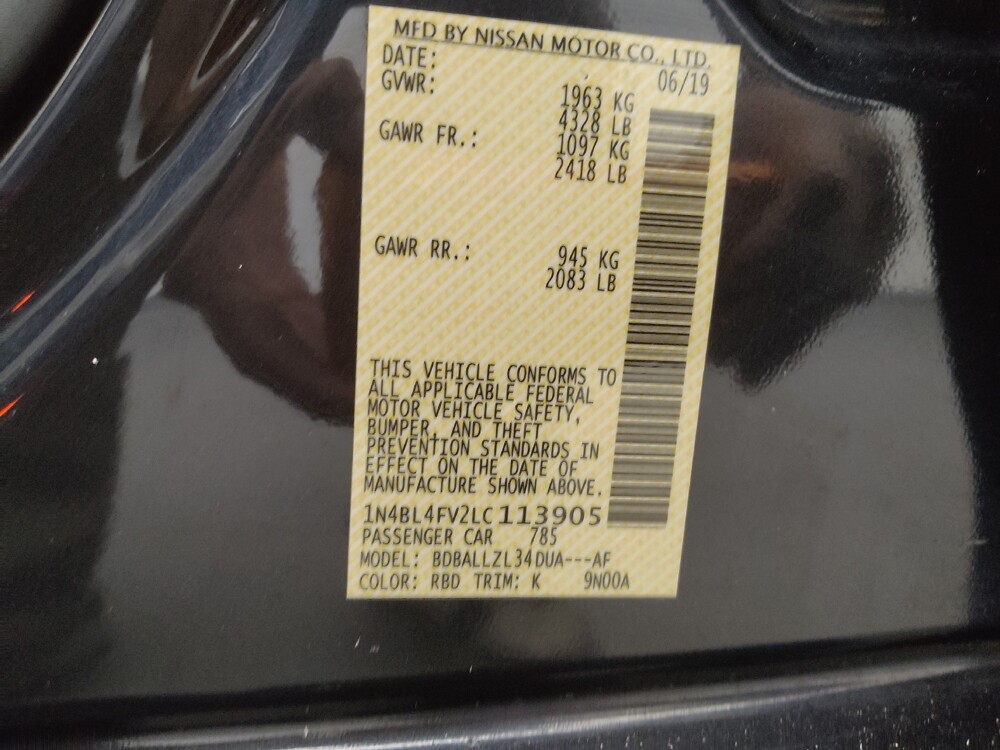 2020 Nissan Altima in Springfield, MO 65807 - 18076569 33