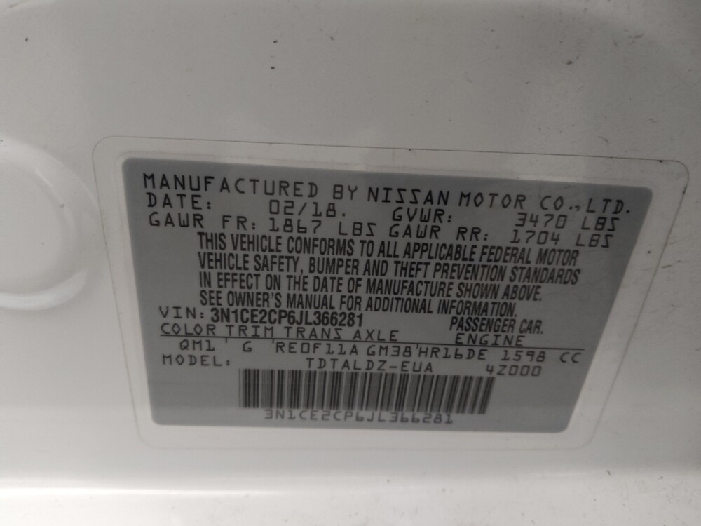 2018 Nissan Versa Note in Springfield, MO 65807 - 18076570 33