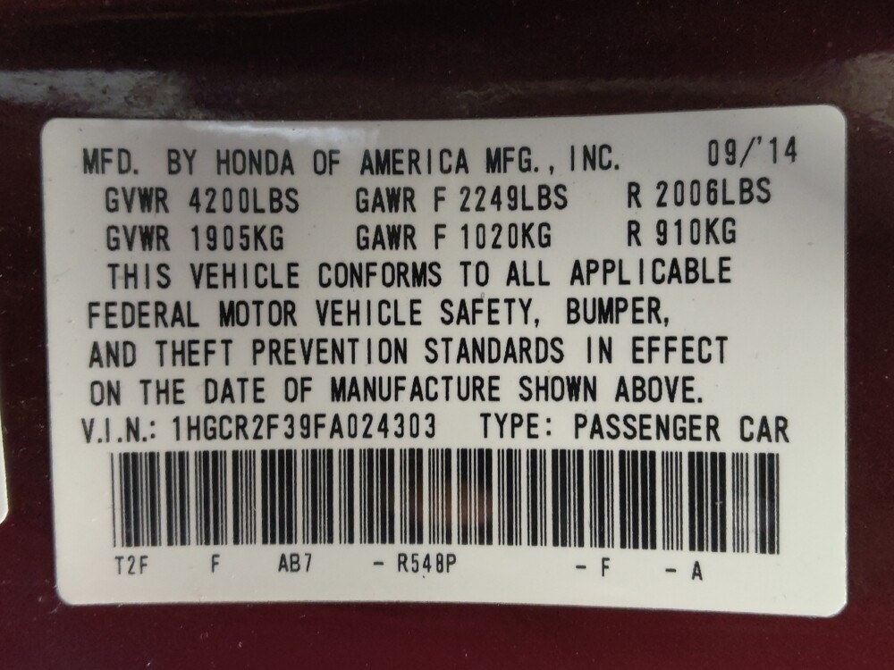 2015 Honda Accord in Baton Rouge, LA 70816 - 18076578 33