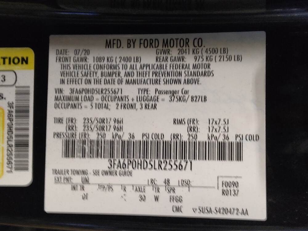 2020 Ford Fusion in Kissimmee, FL 34744 - 18076590 33