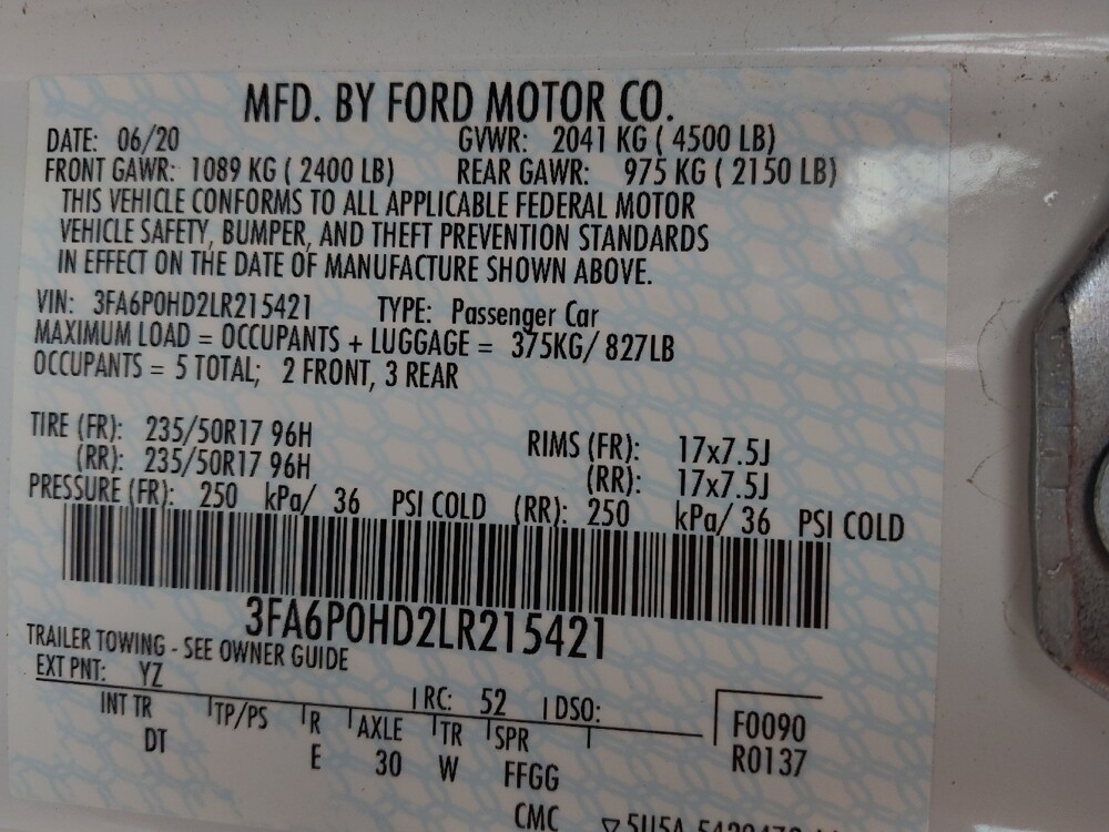 2020 Ford Fusion in Columbia, SC 29210 - 18076631 33