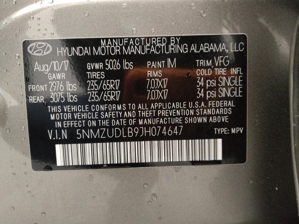 2018 Hyundai Santa Fe in Raleigh, NC 27604 - 18076634 33