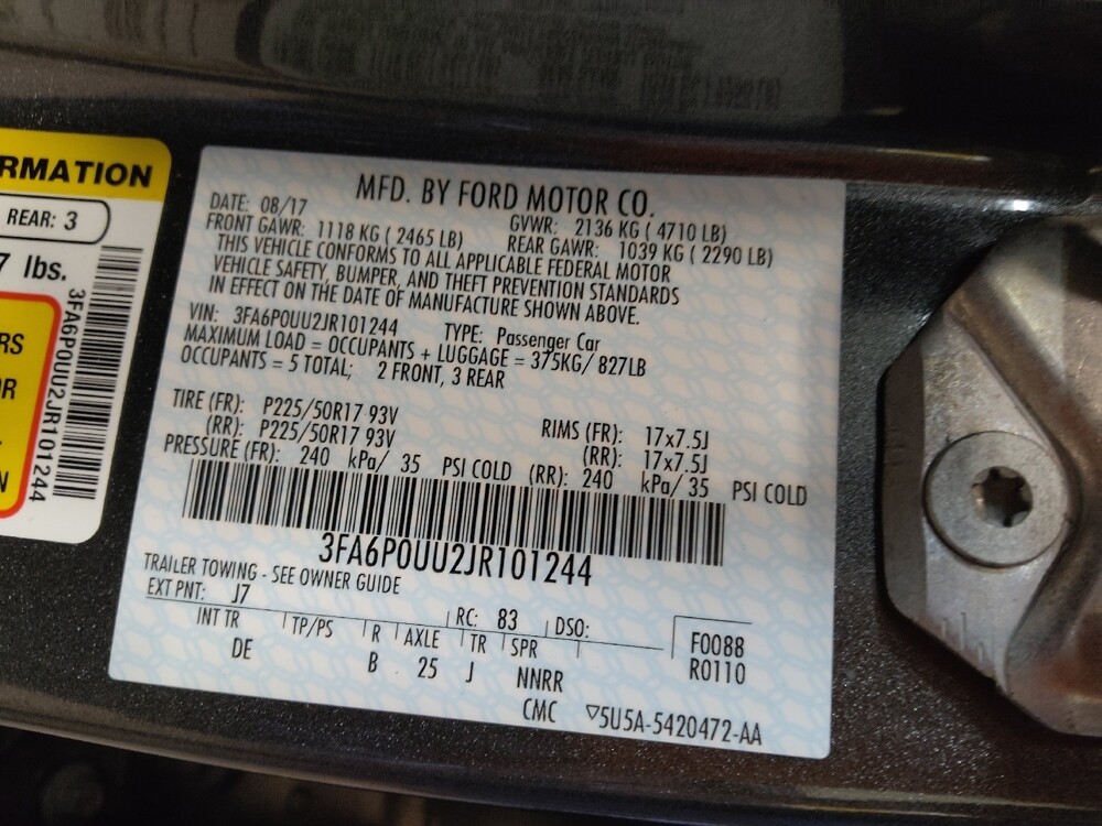 2018 Ford Fusion in Columbia, SC 29210 - 18076696 33