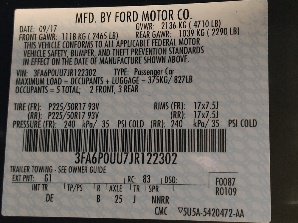 2018 Ford Fusion in Columbia, SC 29210 - 18076697 33