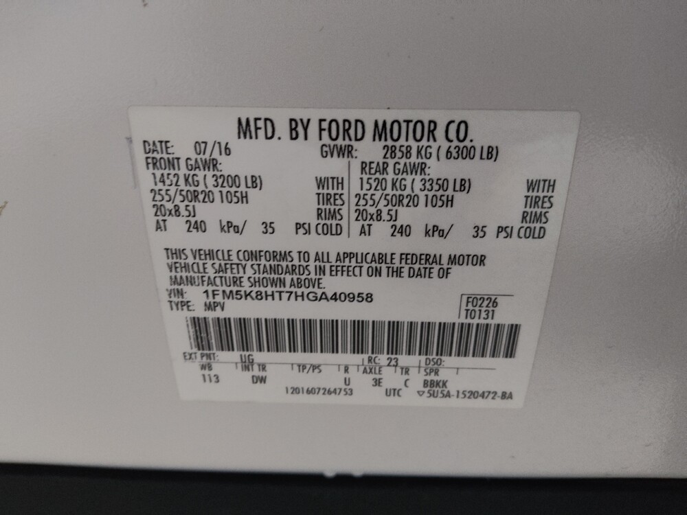 2017 Ford Explorer in Augusta, GA 30907 - 18076739 33