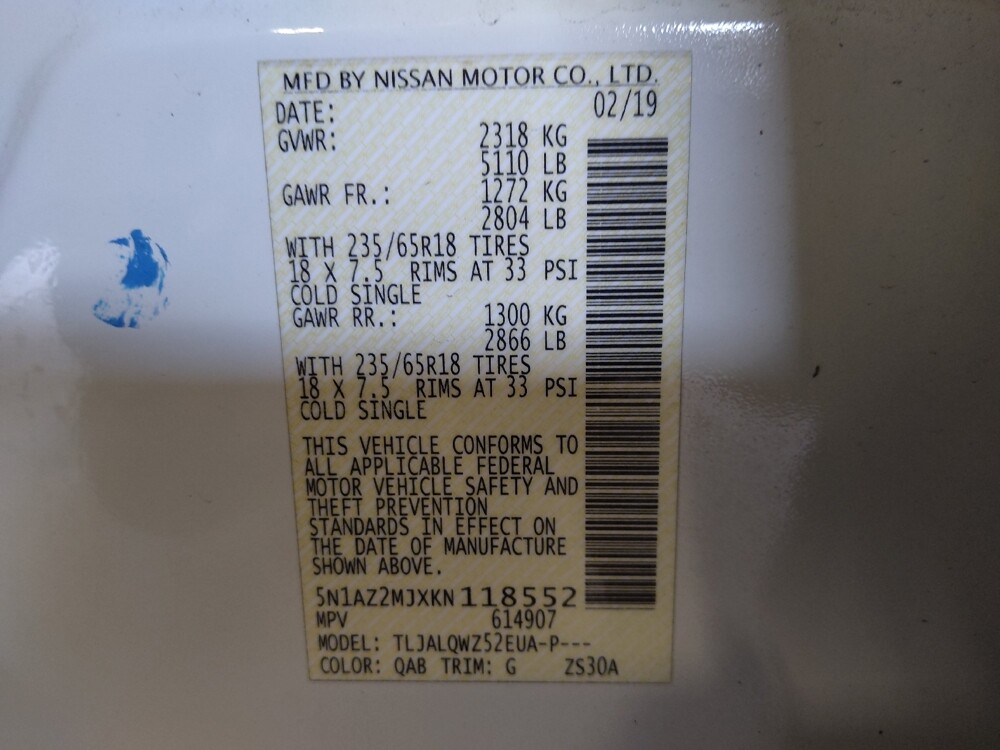 2019 Nissan Murano in Jacksonville, FL 32210 - 18076744 33