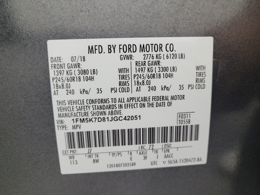 2018 Ford Explorer in Las Vegas, NV 89104 - 18076787 33