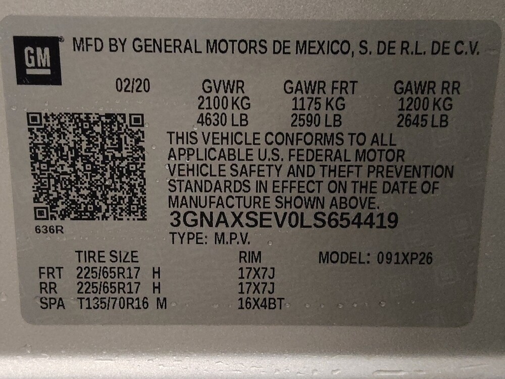 2020 Chevrolet Equinox in Houston, TX 77060 - 18076847 33