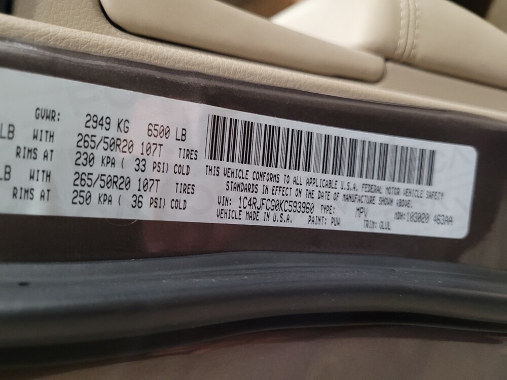 2019 Jeep Grand Cherokee in Newport News, VA 23601 - 18076870 33