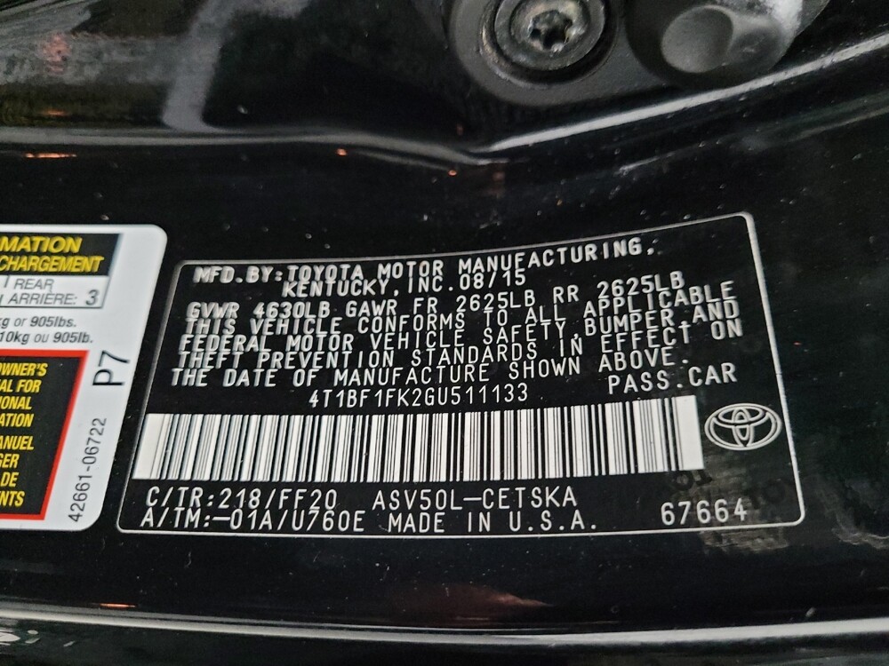 2016 Toyota Camry in Grand Rapids, MI 49508 - 18076888 33