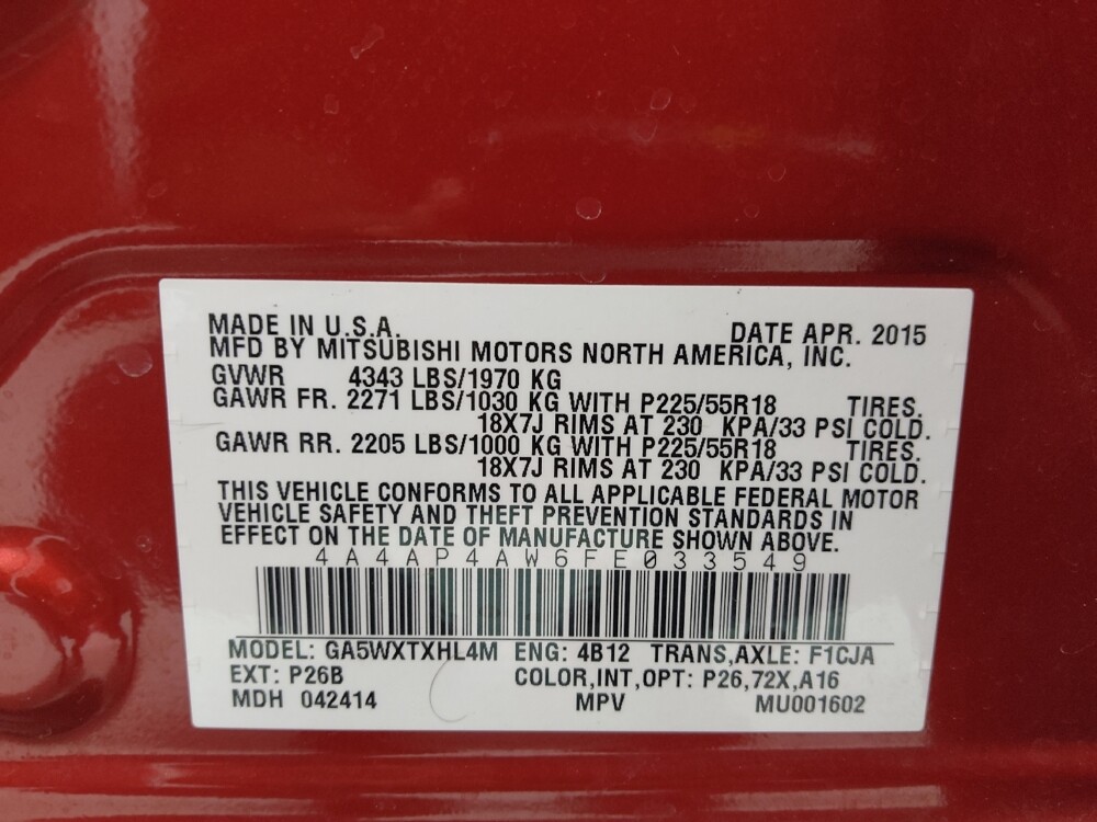 2015 Mitsubishi Outlander Sport in Columbus, OH 43228 - 18076941 33