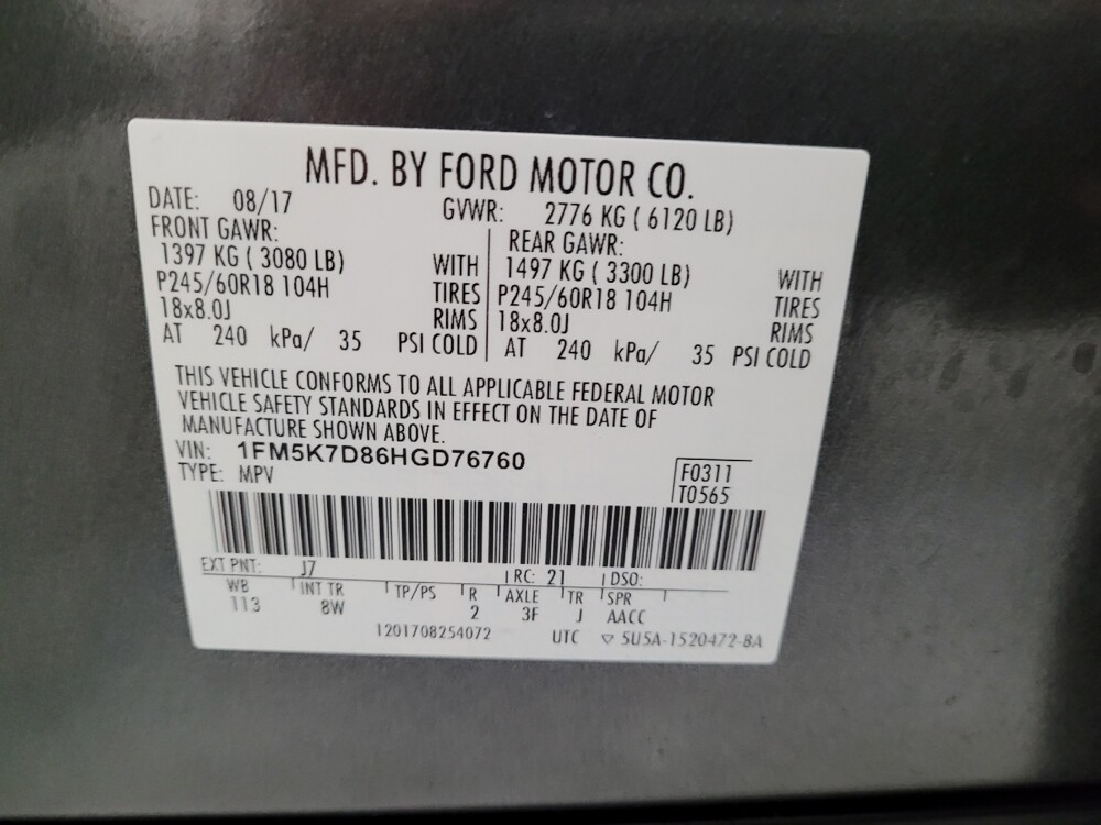 2017 Ford Explorer in Montclair, CA 91763 - 18077016 33