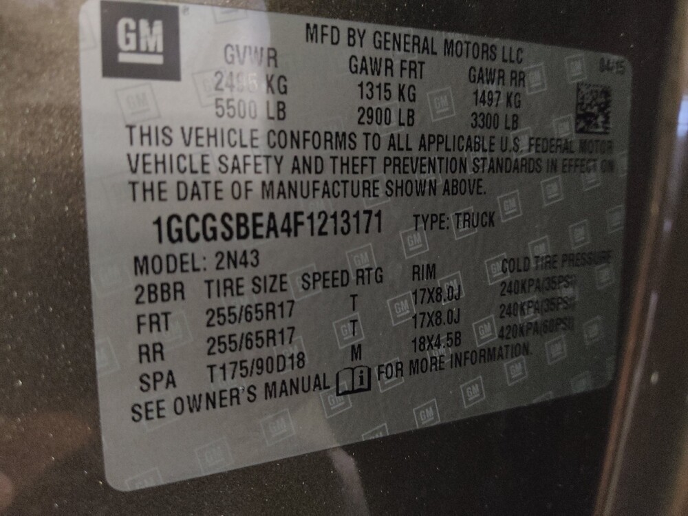 2015 Chevrolet Colorado in Lauderdale Lakes, FL 33313 - 18077048 33