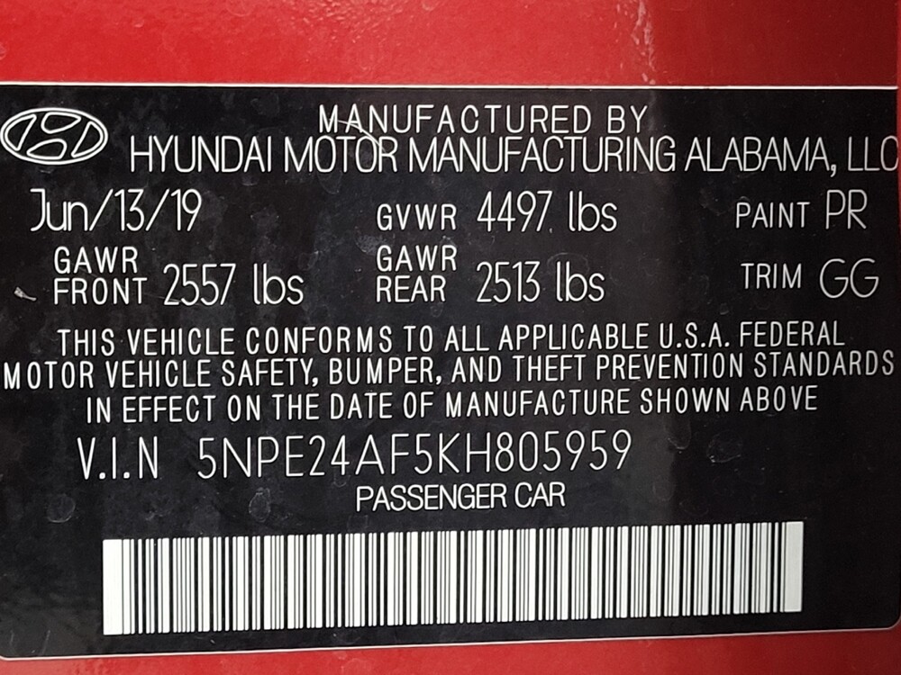 2019 Hyundai Sonata in Clearwater, FL 33764 - 18077129 33