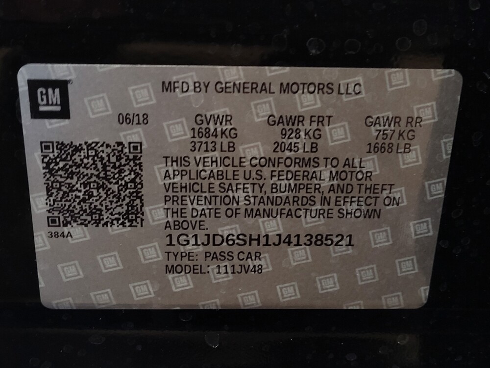 2018 Chevrolet Sonic in Lauderdale Lakes, FL 33313 - 18077184 33