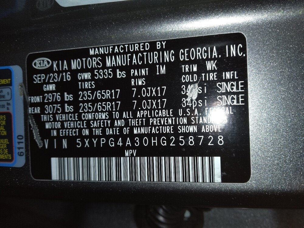 2017 Kia Sorento in Gastonia, NC 28056 - 18077208 33