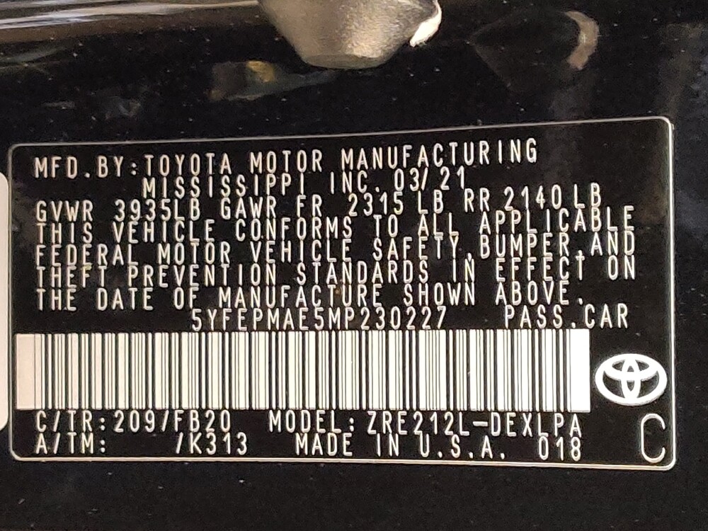 2021 Toyota Corolla in Jacksonville, FL 32210 - 18077281 33