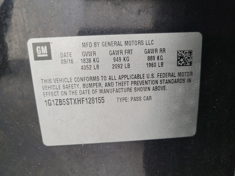 2017 Chevrolet Malibu in Las Vegas, NV 89104 - 18077415 33