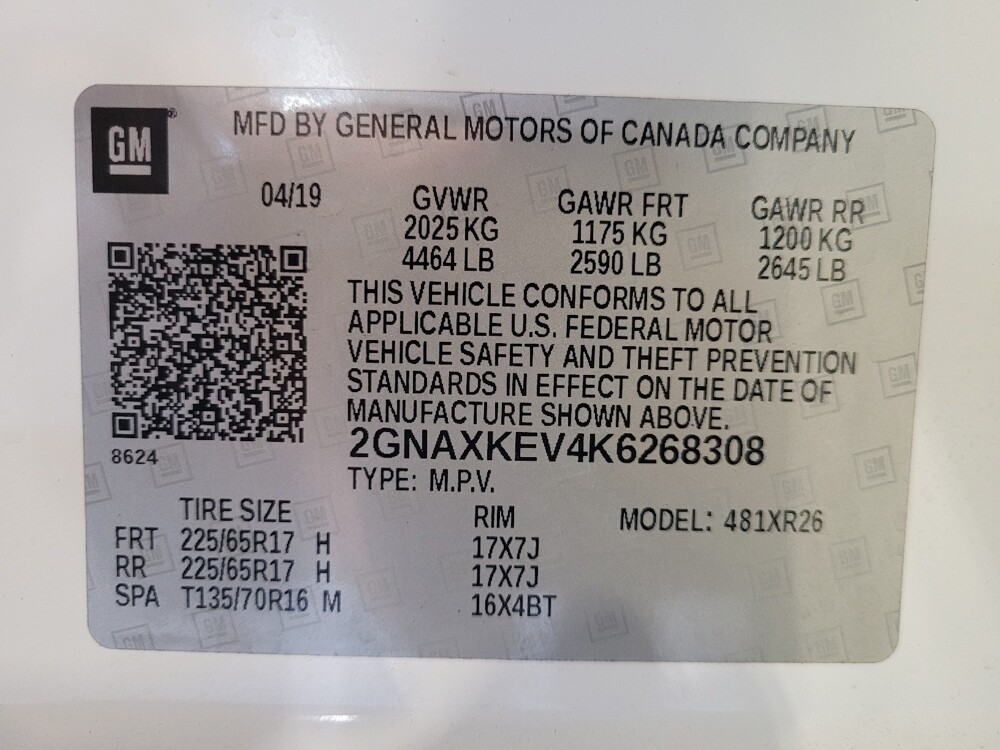 2019 Chevrolet Equinox in Mobile, AL 36606 - 18077527 33