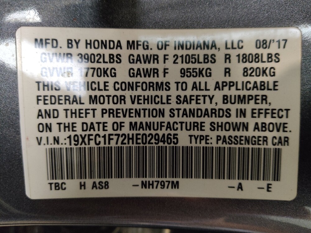 2017 Honda Civic in Jacksonville, FL 32210 - 18077531 33