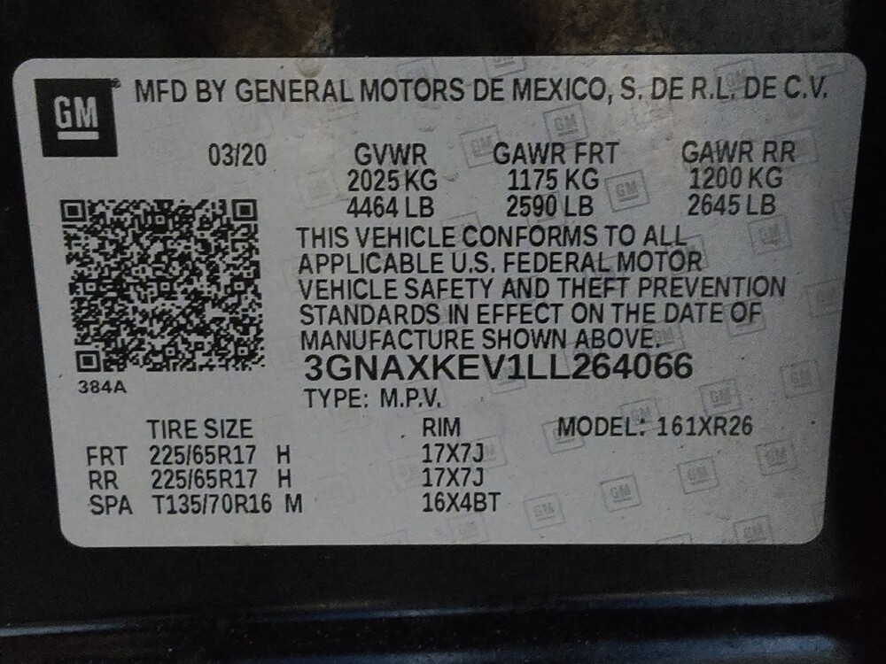 2020 Chevrolet Equinox in Live Oak, TX 78233 - 18077571 33