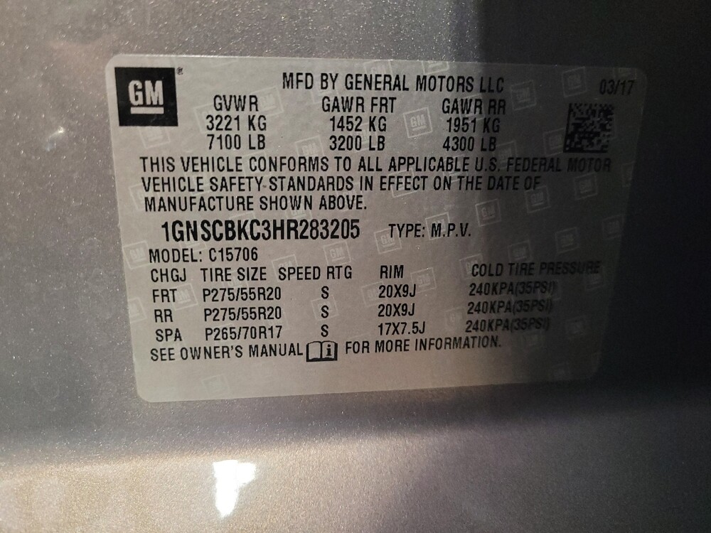 2017 Chevrolet Tahoe in Pensacola, FL 32505 - 18077663 33