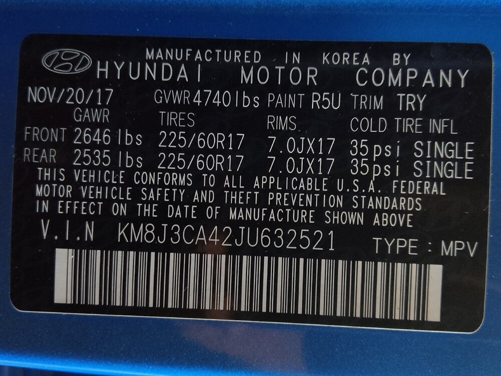 2018 Hyundai Tucson in Lauderdale Lakes, FL 33313 - 18077671 33