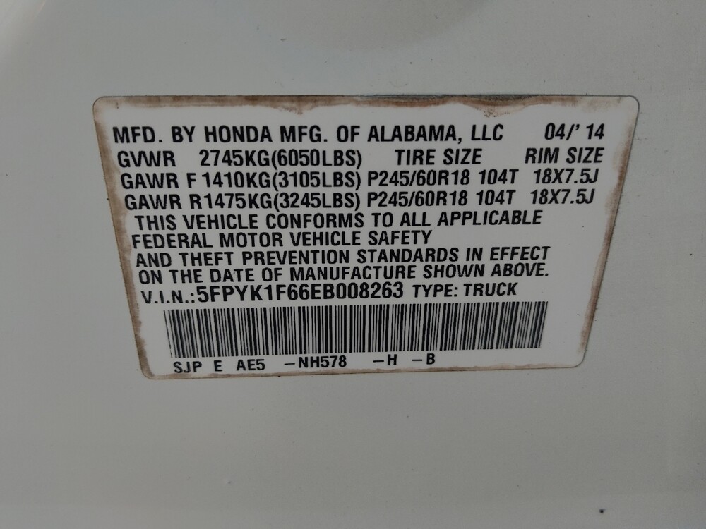 2014 Honda Ridgeline in Jackson, MS 39211 - 18077723 33