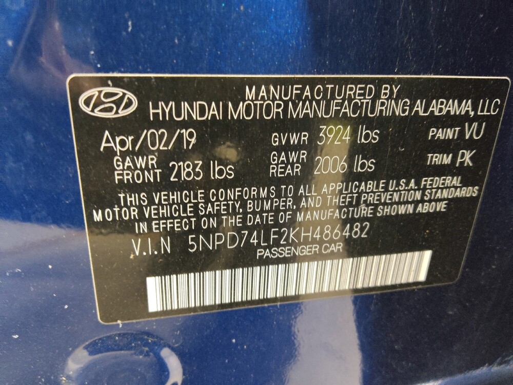 2019 Hyundai Elantra in Conyers, GA 30094 - 18077770 33