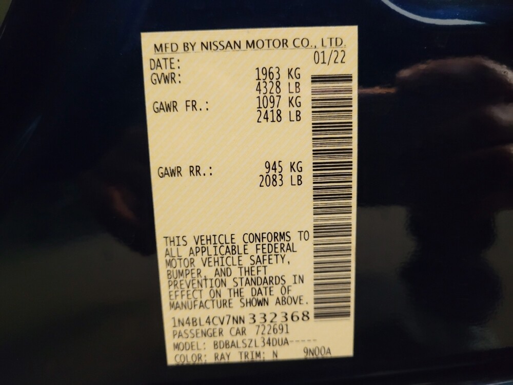 2022 Nissan Altima in Greensboro, NC 27407 - 18077966 33