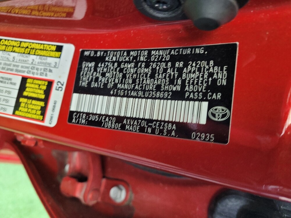 2020 Toyota Camry in Lexington, KY 40509 - 18078170 33