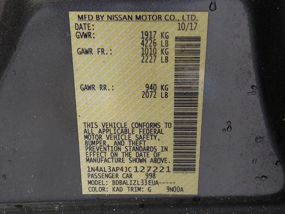 2018 Nissan Altima in Corpus Christi, TX 78412 - 18078221 33