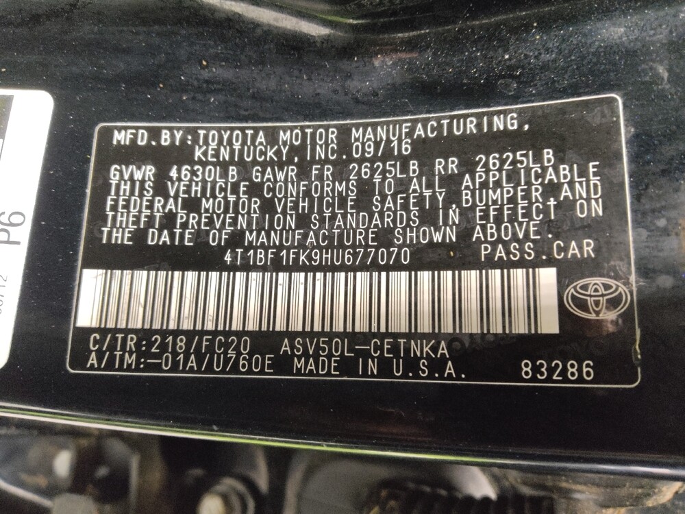 2017 Toyota Camry in Pelham, AL 35124 - 18078266 33