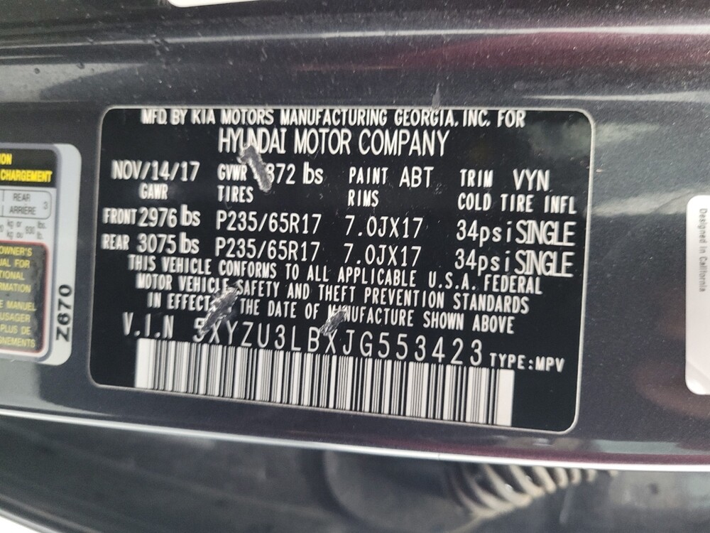 2018 Hyundai Santa Fe in Las Vegas, NV 89104 - 18078292 33